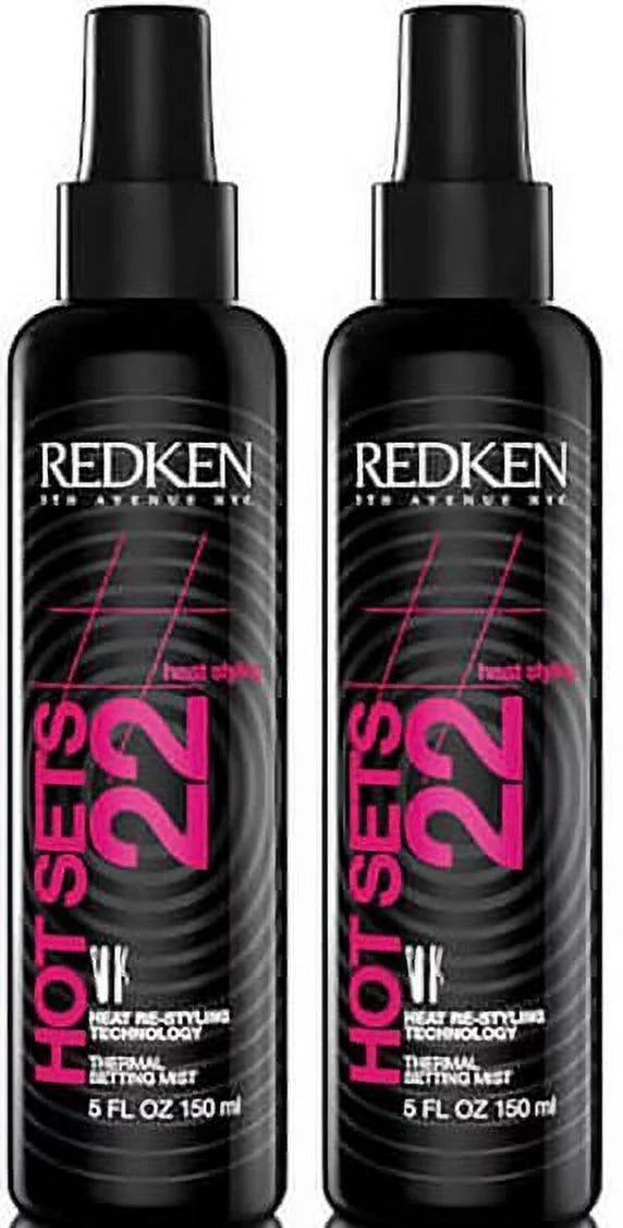 Redken Hot Sets 22 Thermal Setting Mist Duo (2 x 150ml)