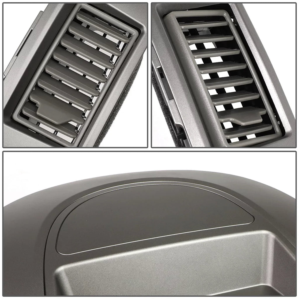 DNA Motoring ZTL-Y-0163 For 2004 to 2006 Nissan Titan Armada SE XE Factory Style Instrument Panel Lid Console Panel Bezel without Center Speaker 05