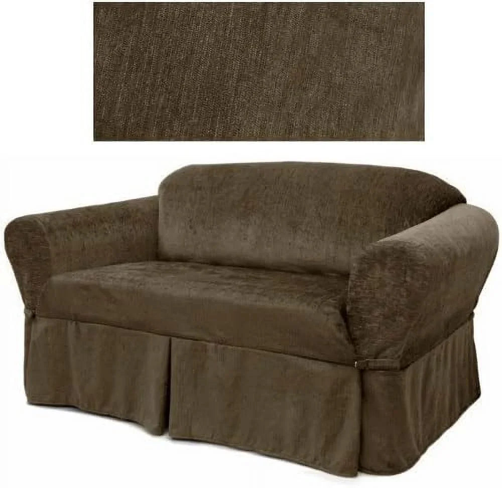 Dark Chocolate Furniture Slipcover Sofa 230