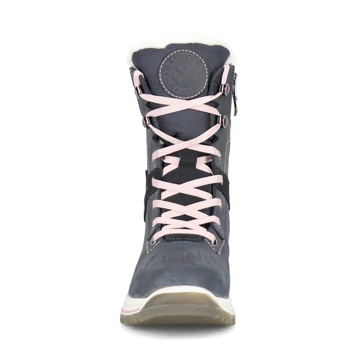 Santana Canada Women's May Liquid Non-Slip Outsoles Side-Zip Round Toe Boots, Night/Peony, Size 7 (M)