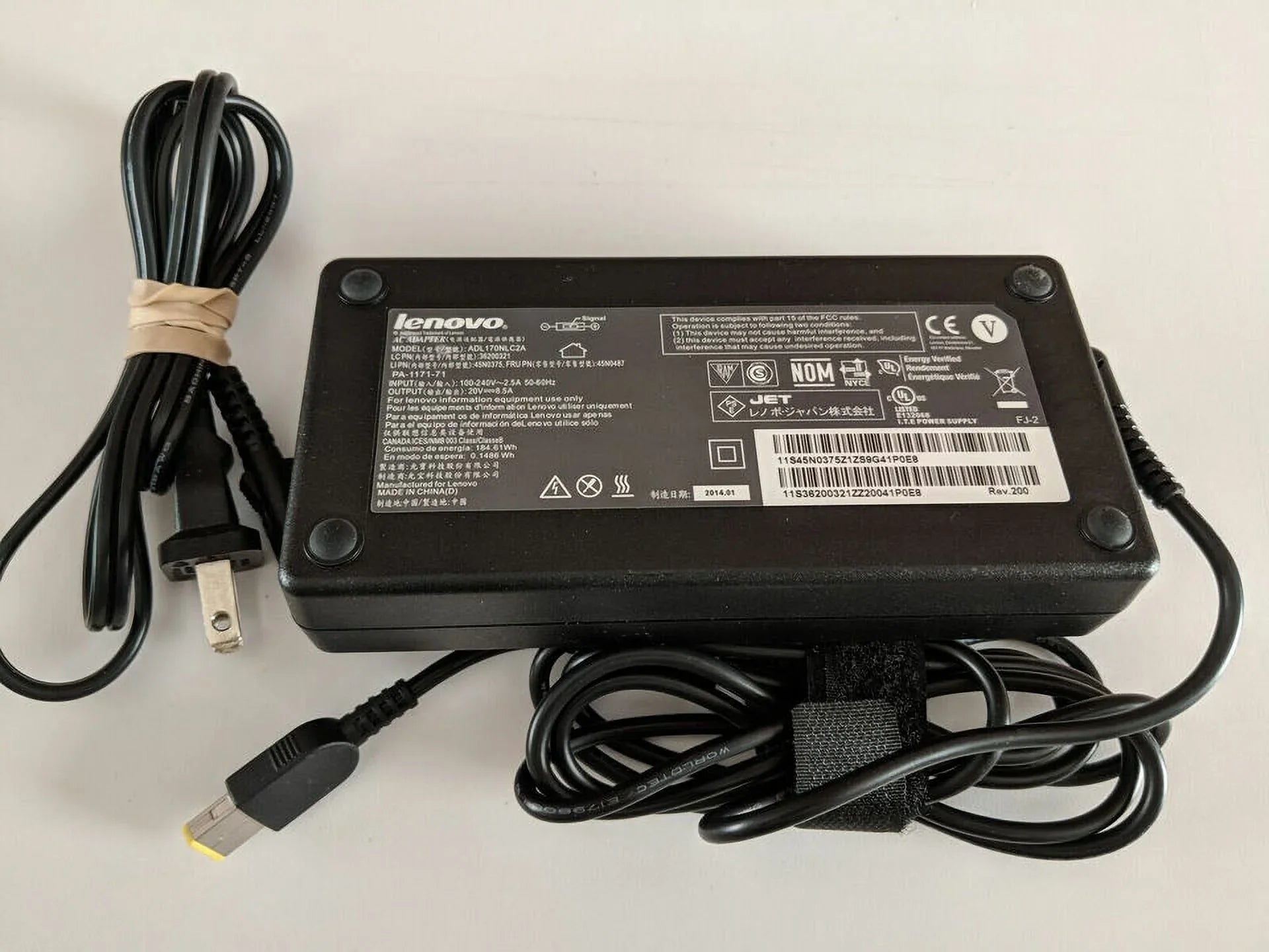 AC Power Adapter Charger 170W Legion 14 15 17 Y7000 R720 P50 P51 P52