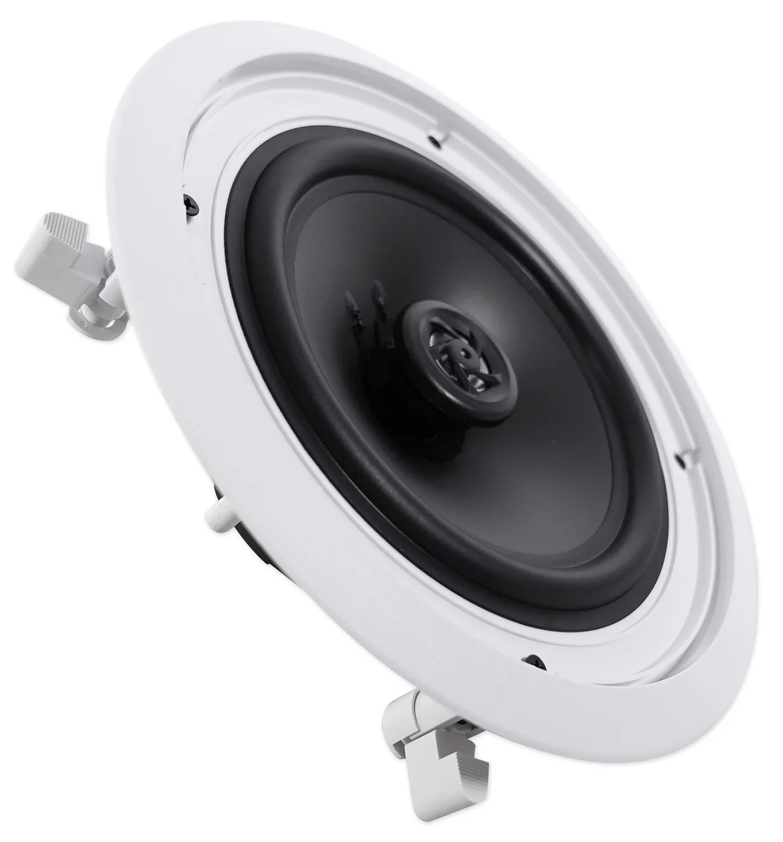 Rockville RPA40BT 4-Room Home Audio Kit Receiver+(8) 8" White Ceiling Speakers