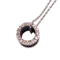 Pre-Owned BVLGARI B. Zero One 925 Save the Children Charity Necklace Black Men's Women's Z0005229 (Fair)