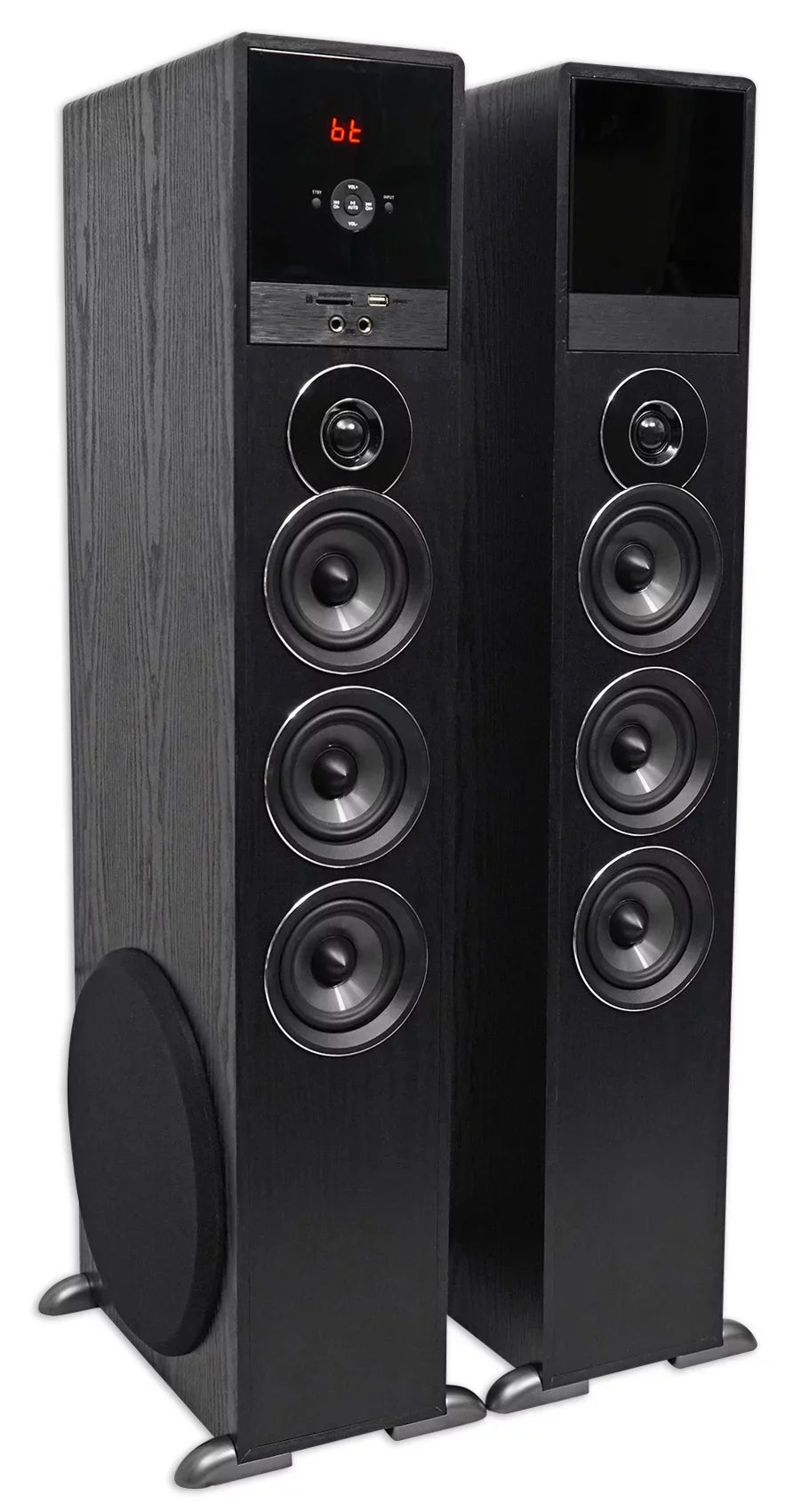 Tower Speaker Home Theater System w/Sub For Smart Television TV-Black