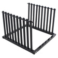 TCP Global 9-Lite Truck Bed Windshield Rack - Mobile 9 Slot Auto Glass Cargo Protection Management Rack - Safety Rubber Foam Pads, Mast Locks - Replacement Windshield Window Holder