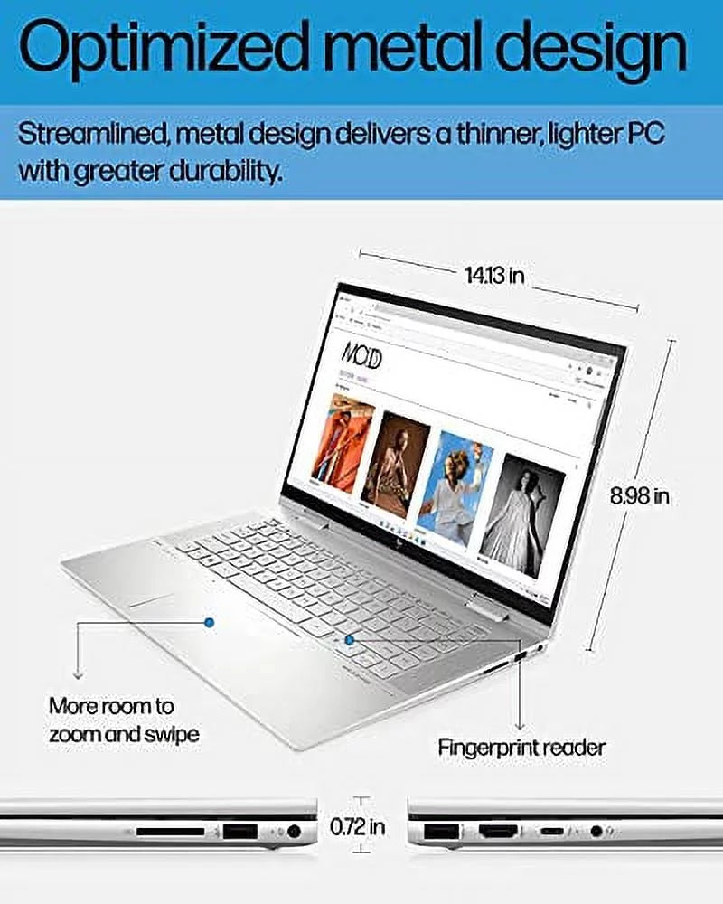 2022 Latest Envy X360 2-in-1 Mobile pc | 15.6" FHD IPS Monitor | 12-Core i7-1260P | 32GB DDR4 1TB NVMe SSD | WiFi 6 | Thunderbolt4 | HDMI2.1 | Backlit KB | Fingerprint | Windows 11 Home