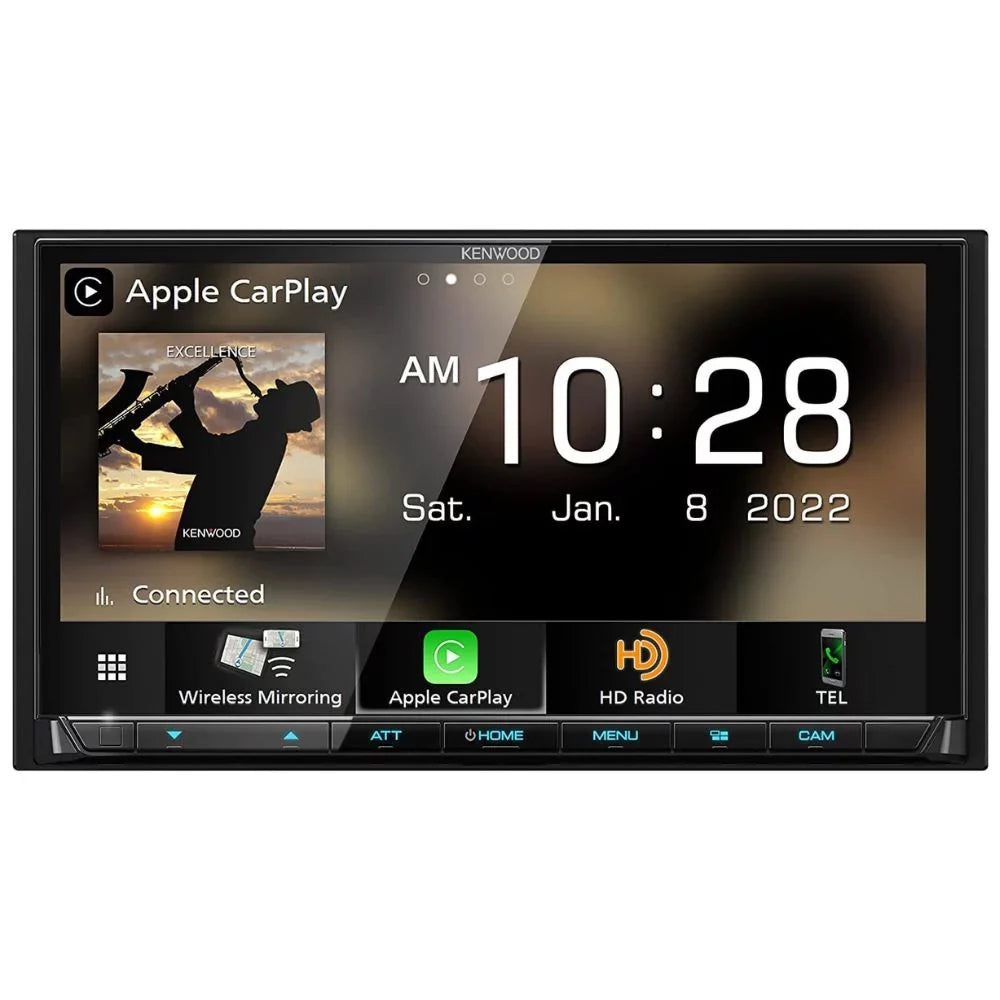 New Kenwood eXcelon DMX908S 6.95" Multimedia Receiver and DRV-N520 Dashboard Camera
