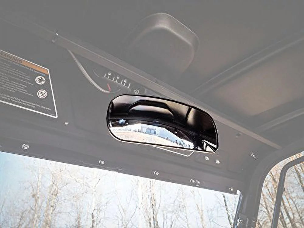 SuperATV UTV Rear View Mirror for Can|Am Defender HD 5 / HD 8 / HD 10 / MAX (see fitment)|Fully Adjustable|Can Am Rear View Mirror Measures 10.25" x 4"|Perfect for Work or Play|MIR-CA-DEF-001-02