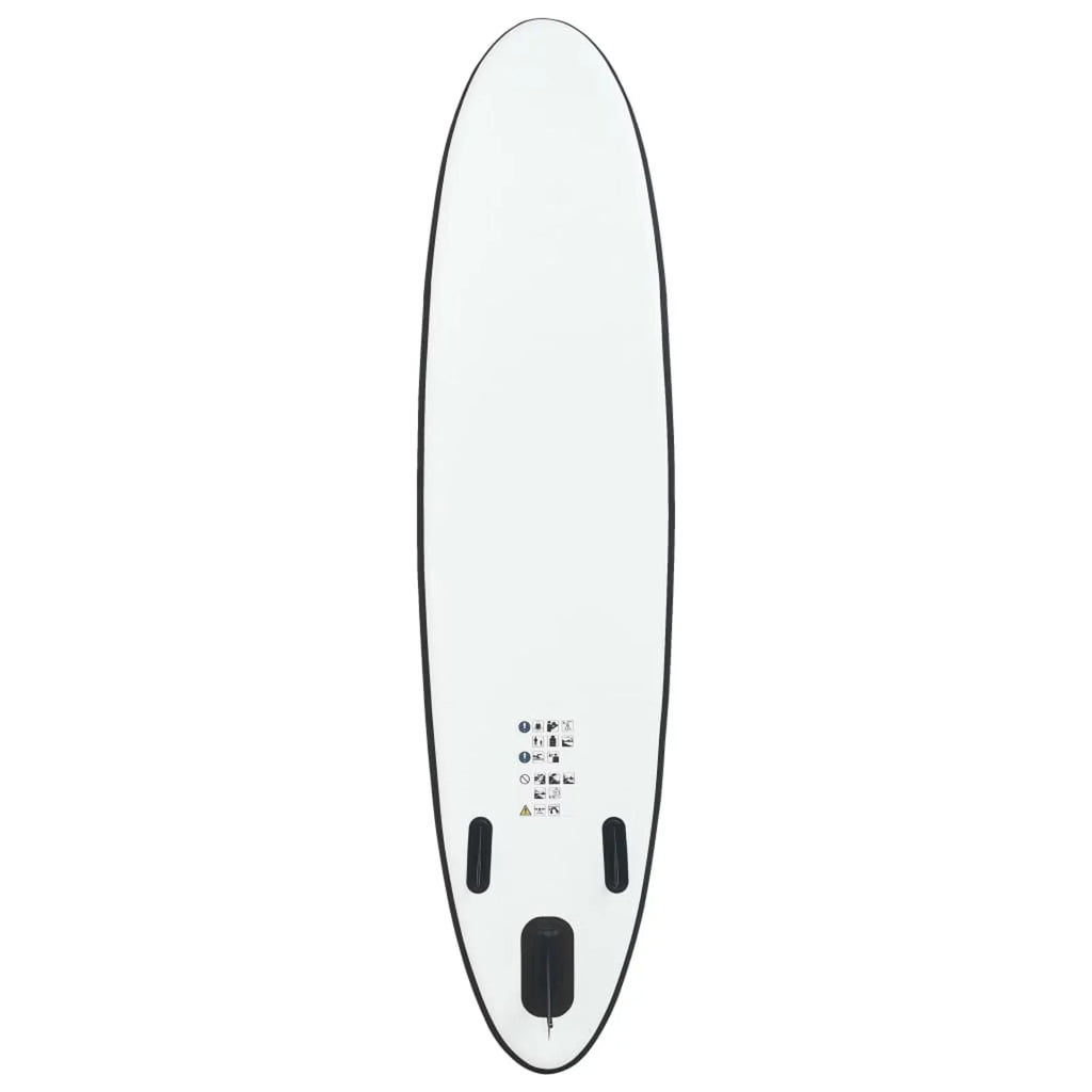 Maboto Inflatable Paddle Board Set Black and White