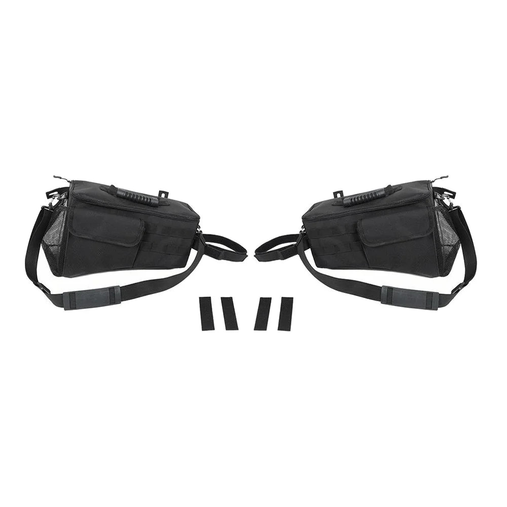 Teledu Rear Trunk Side Storage Bag Pockets Organizer Black