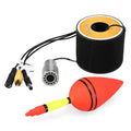 Tomshoo 1200TVL Fluid Fishing 12 LEDs Night Vision Liquid Fish Shape Boat Ice Fishing Accessories with 15m30m50m Cable