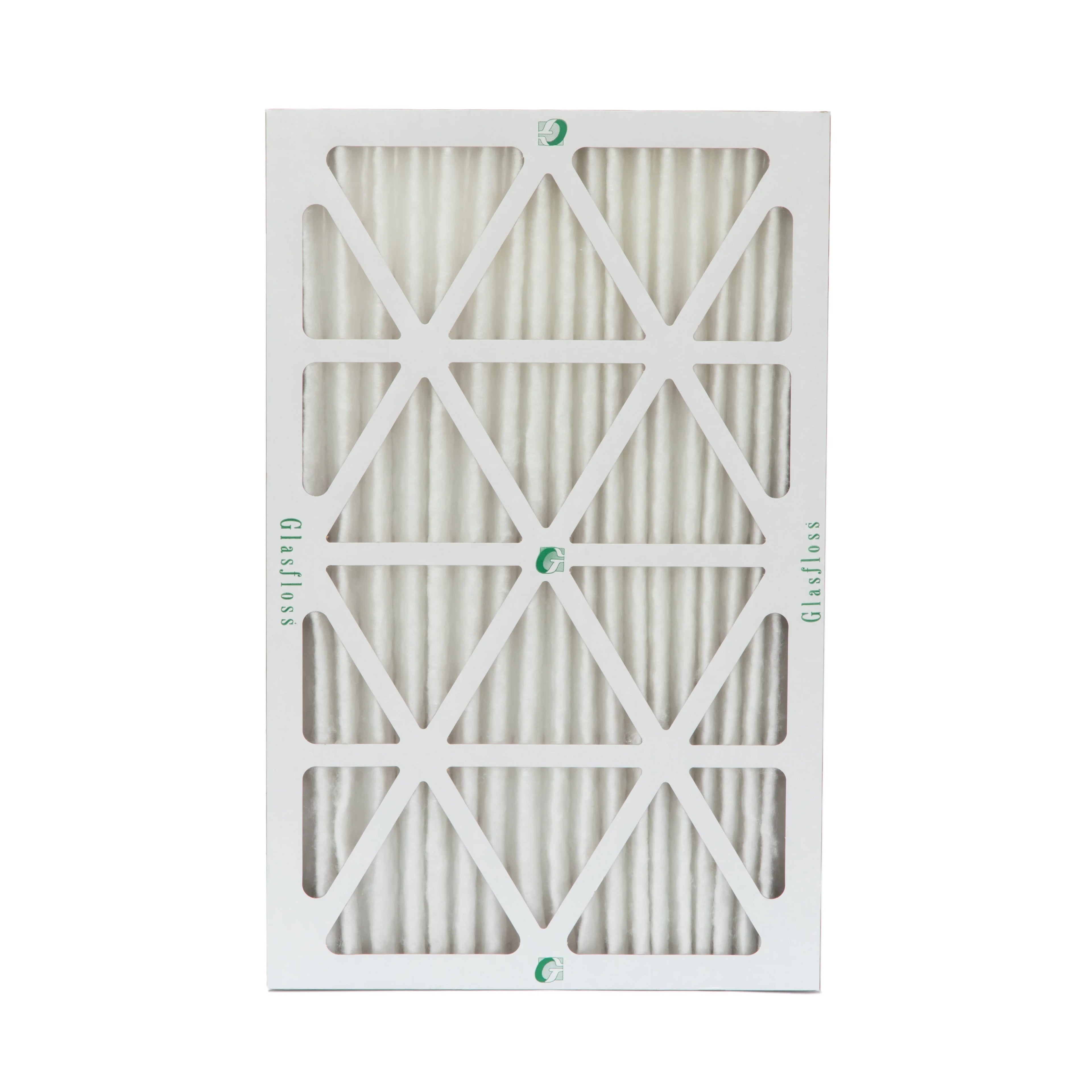 3 Pack of 16x25x2 MERV 13 Pleated 2" Inch Air Filters by Glasfloss. Actual Size: 15-1/2 x 24-1/2 x 1-3/4