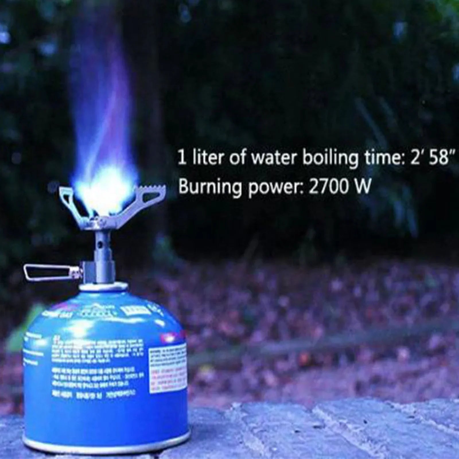 BRS-3000T Ultra-light Titanium Alloy Camping Stove Gas Stoves Outdoor Cooker