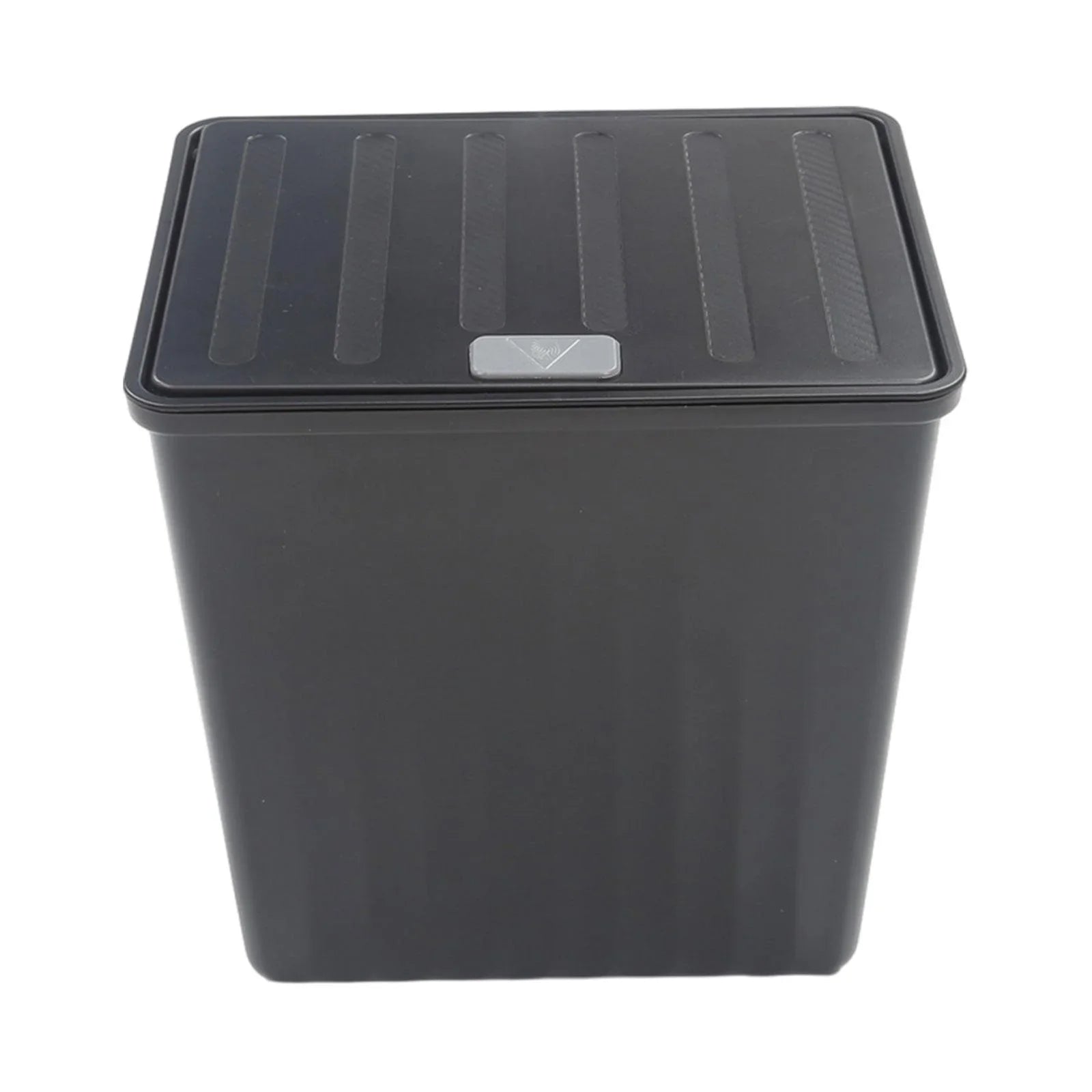 Car Trash Bin Backseat Storage Box Easy to Install with Lid Rear Center Console Organizer Car Seat Trash Can for Model Y