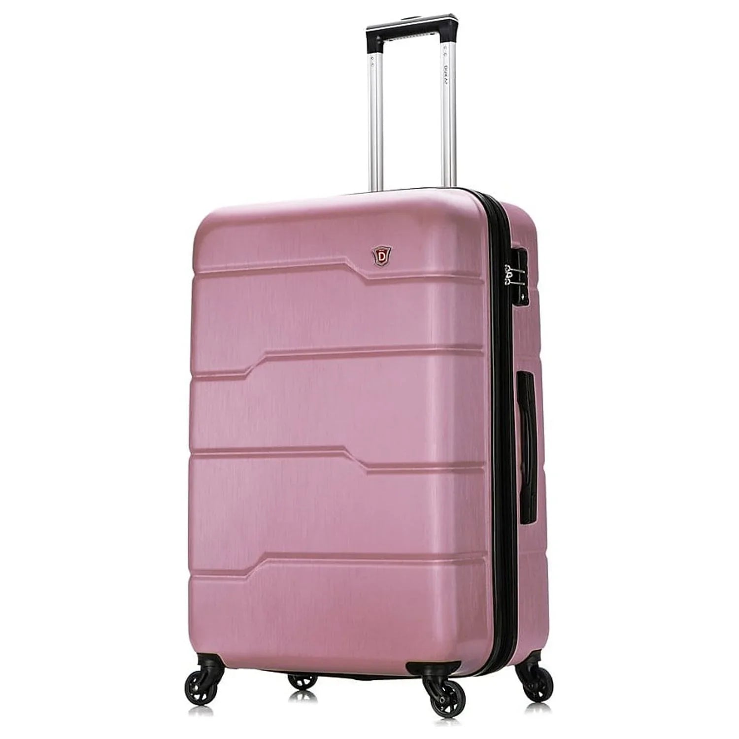 DUKAP RODEZ 3-Piece Plastic Luggage Set Rose Gold (DKRODSML-ROS)