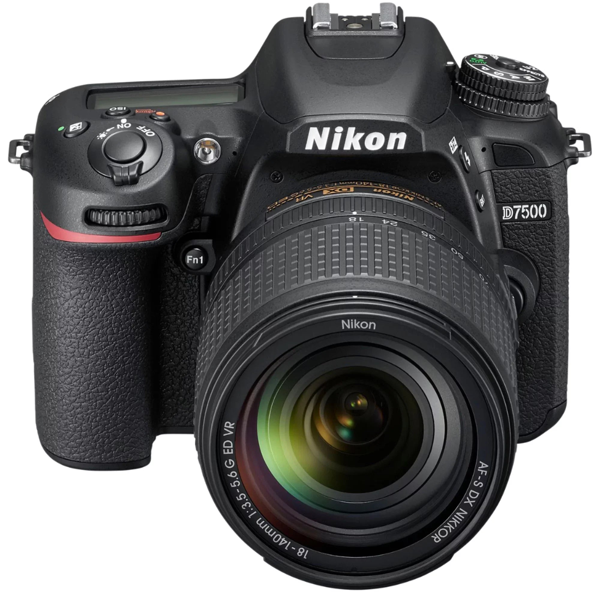 D7500 DSLR Camera with 18-140mm Lens + 2pcs SanDisk 64GB Memory Card + Case + Tripod + UV Filter + A-Cell Accessory Bundle