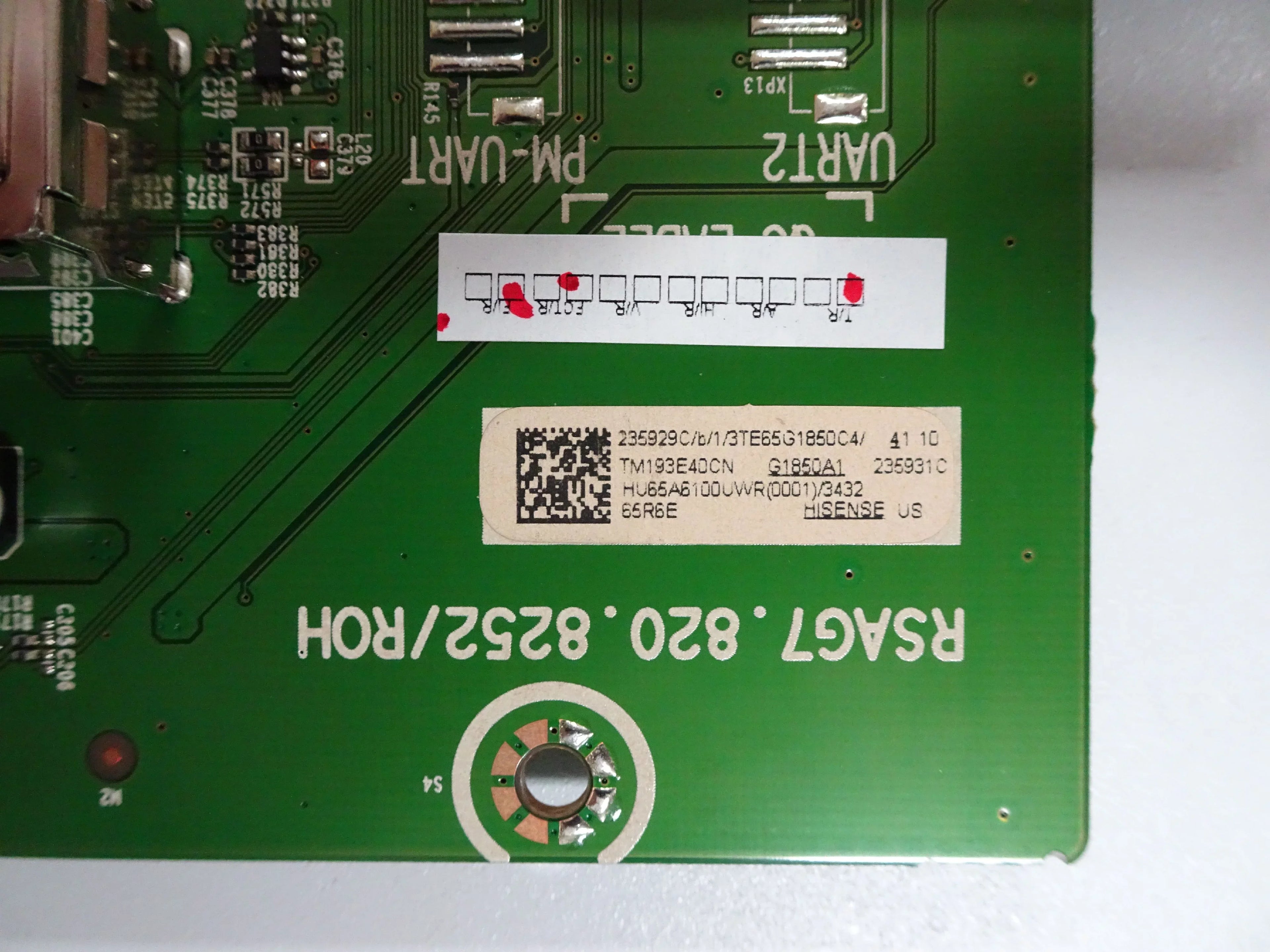 Hisense 65R6E Main Board (235931C, RSAG7.820.8252/ROH) 235929C