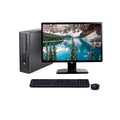 Restored Elite Desk G2 Desktop Computer Core i5 Processor 8GB 250GB Windows 10 Pro 22" LED Monitor Keyboard and Mouse (Refurbished)