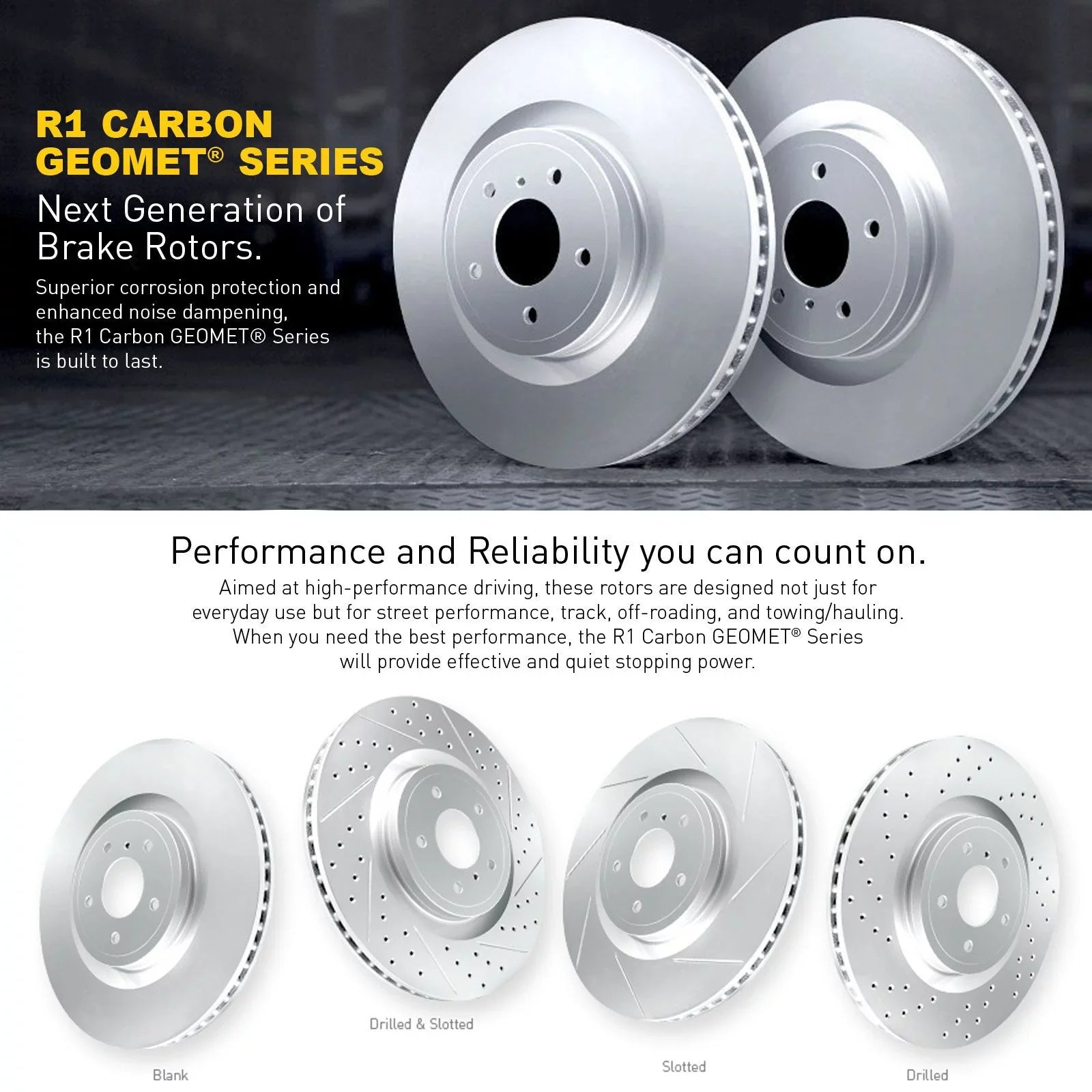 R1 Concepts Wdpn2 39029 R1 Concepts Brake Rotor Carbon Coated Fits select: 2013-2014 CHRYSLER 200, 2008-2009 DODGE CALIBER SRT-4