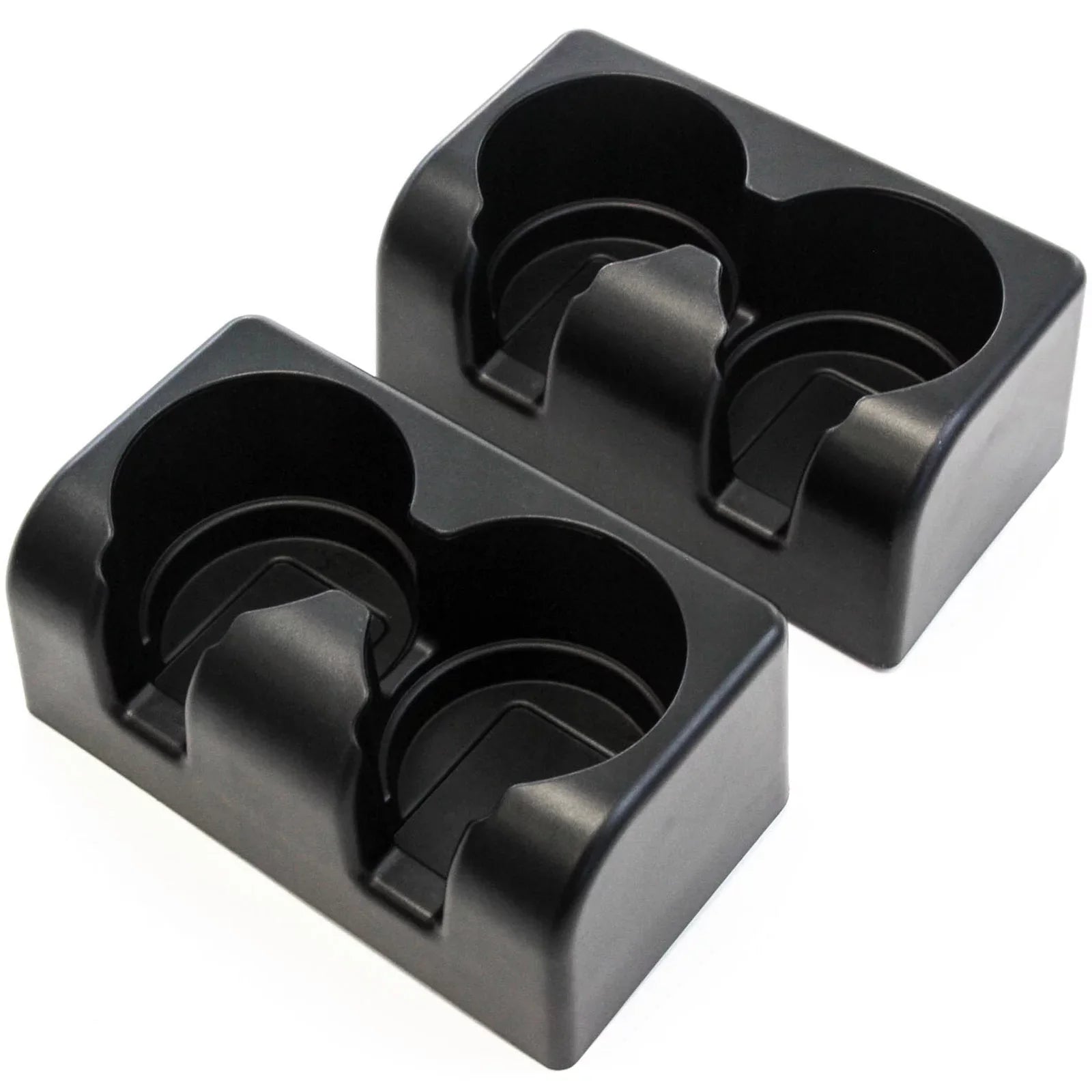 Red Hound Auto 2 Compatible with Chevy GMC Colorado Canyon 2004-2012 Bench Seat Black Cup Drink Holder Drink Beverage Replaces 19256630