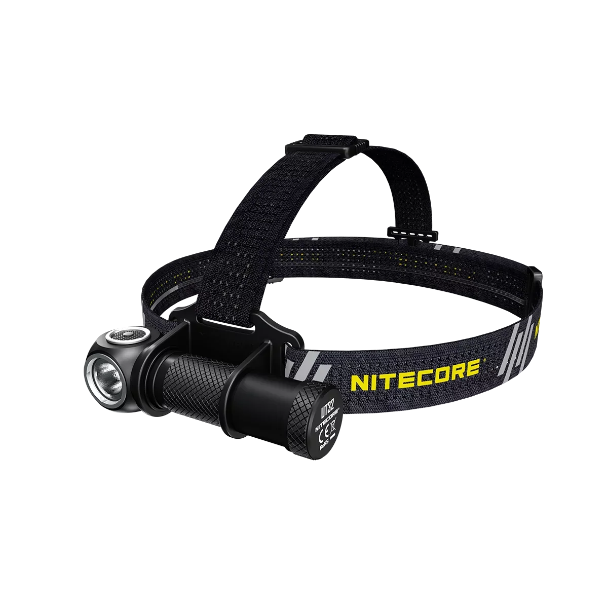 Value Bundle: Nitecore UT32 Dual Emitter Headlamp - XP-L2 V6 (5700K, Cool White) - XP-L V6 (3000K, Warm White) with 1xNitecore NL1834R USB Rechargeable Battery and 1xFree ECO-SENSA USB Cable