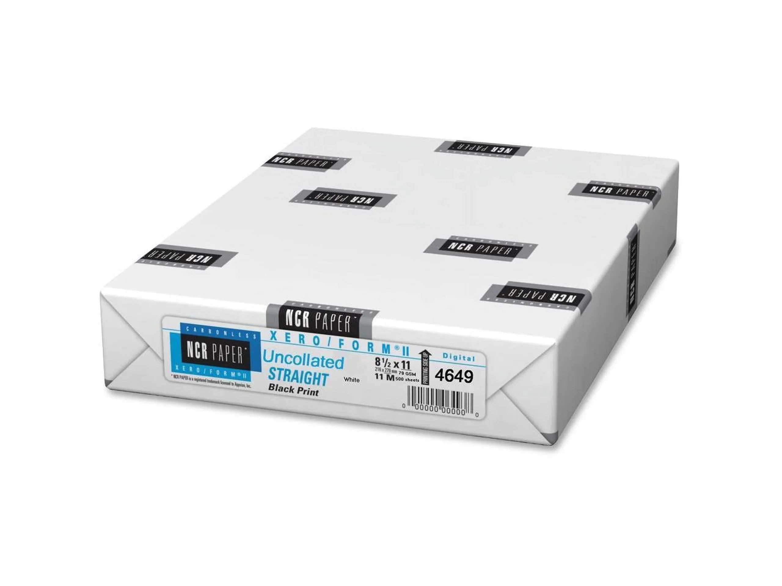 NCR Paper - Appvion Carbonless Paper, Uncollated Single, 8-1/2" x 11", 500 Per Pack, White