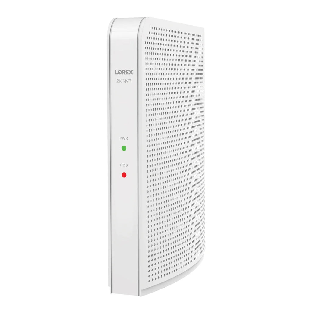 Lorex 2K 4.0-MP 8-Camera-Capable 32-GB NVR System with 4 Outdoor Wi-Fi Battery Security Cameras, White, L4248D-4AA4-E, L4248D-4AA4-E