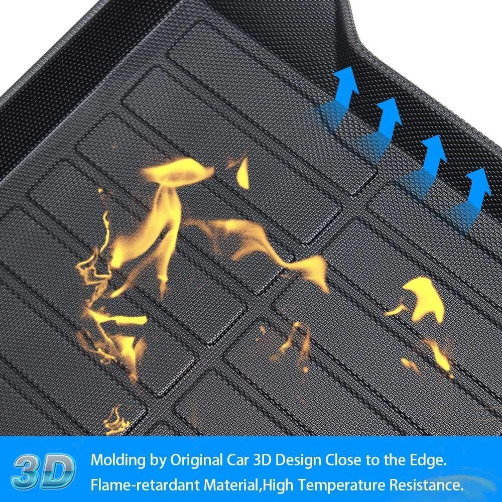 All Weather Protection Cargo Liner Cargo Trunk Mat for 2018-2023 BMW X3 Non 30e