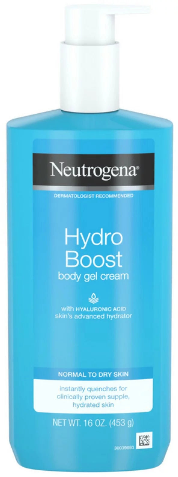 Neutrogena Hydro Boost Hydrating Body Gel Cream with Hyaluronic Acid, Non-Greasy and Fast Absorbing Cream for N (Pack of 6)