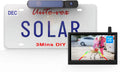 AUTO-VOX Solar Backup Camera Wireless Reverse Camera IP68 Fluid Vehicles License Plate Camera for Trailer/SUV