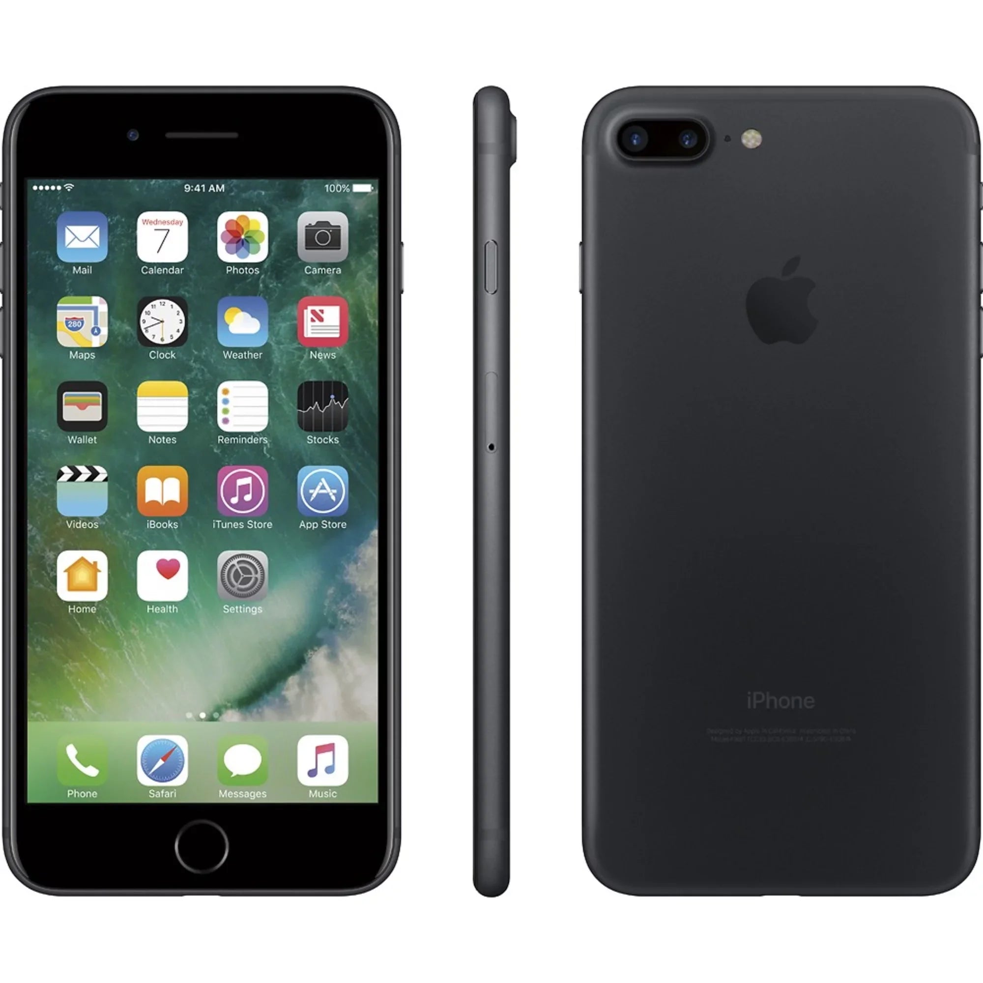 Restored iPhone 7 Plus 128GB Black (T-Mobile Locked) Smartphone (Refurbished)