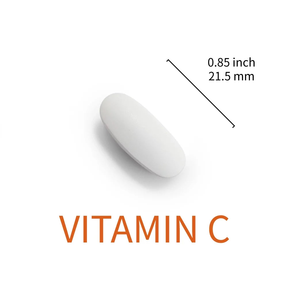 Lovita Vitamin C 1000mg with Bioflavonoids & Rose Hips, Timed Release Vitamin C, High Potency Vitamin C to Boost Healthy Immune Function, 120 Vegetarian Tablets for 4 Month Supply (Pack of 3)