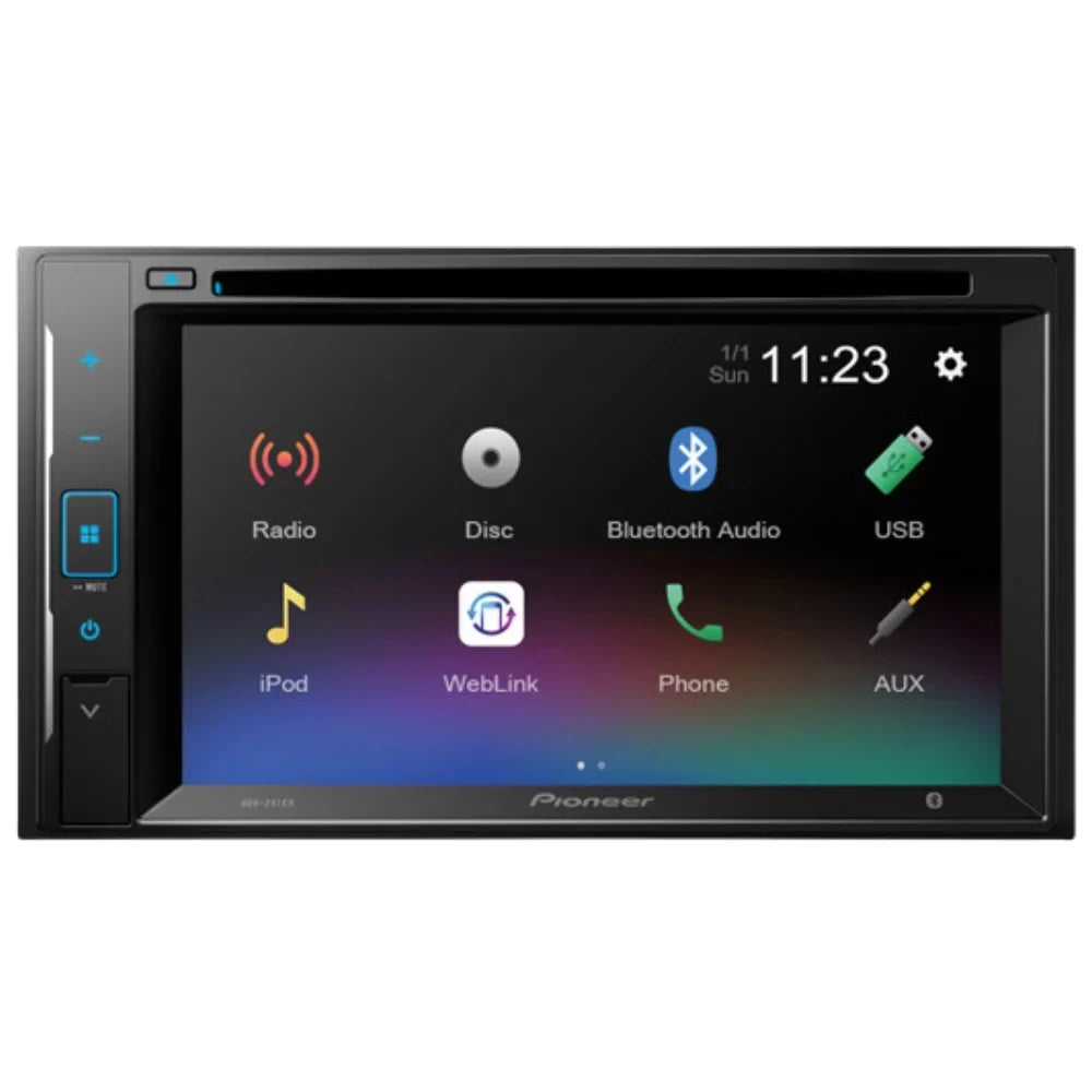 KIT4916 Bundle for 2003-2005 Nissan 350Z W/ Pioneer AVH-241EX Double DIN Car Stereo with Bluetooth/Backup Camera/Installation Kit/in-Dash DVD/CD AM/FM 6.2" Display Digital Media Receiver