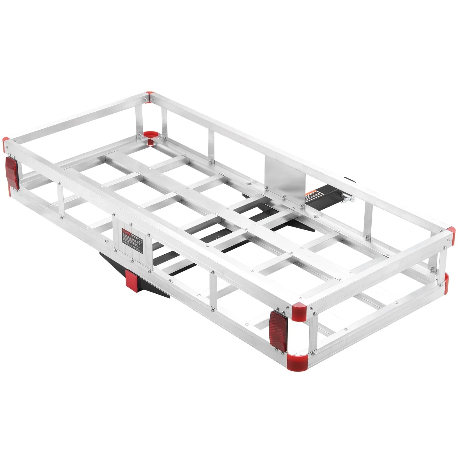 BENTISM Hitch Mount Cargo Carrier 47 x 20 x 6 in 500lb Aluminum Corrosion-Resistant Fits 2" Receiver Cargo Basket for SUVs Sedans Vehicles