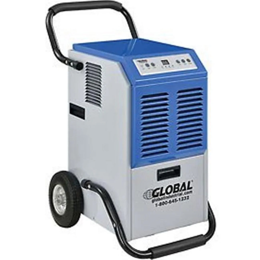 Global Industries 246687 Commercial Dehumidifier Heavy Duty 110 Pints Per Day, Blue & Grey