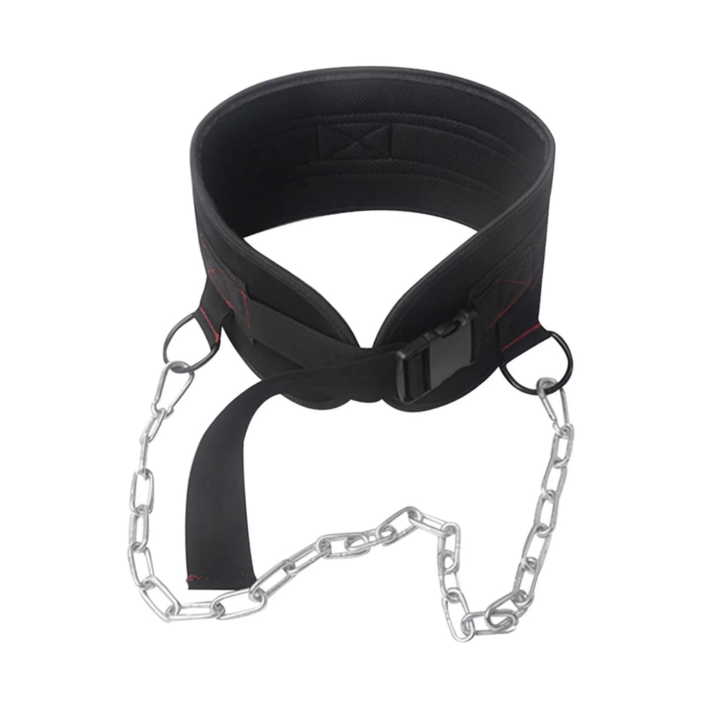 Weightlifting Dipping Belt Equipment with Chain for Powerlifting Workout