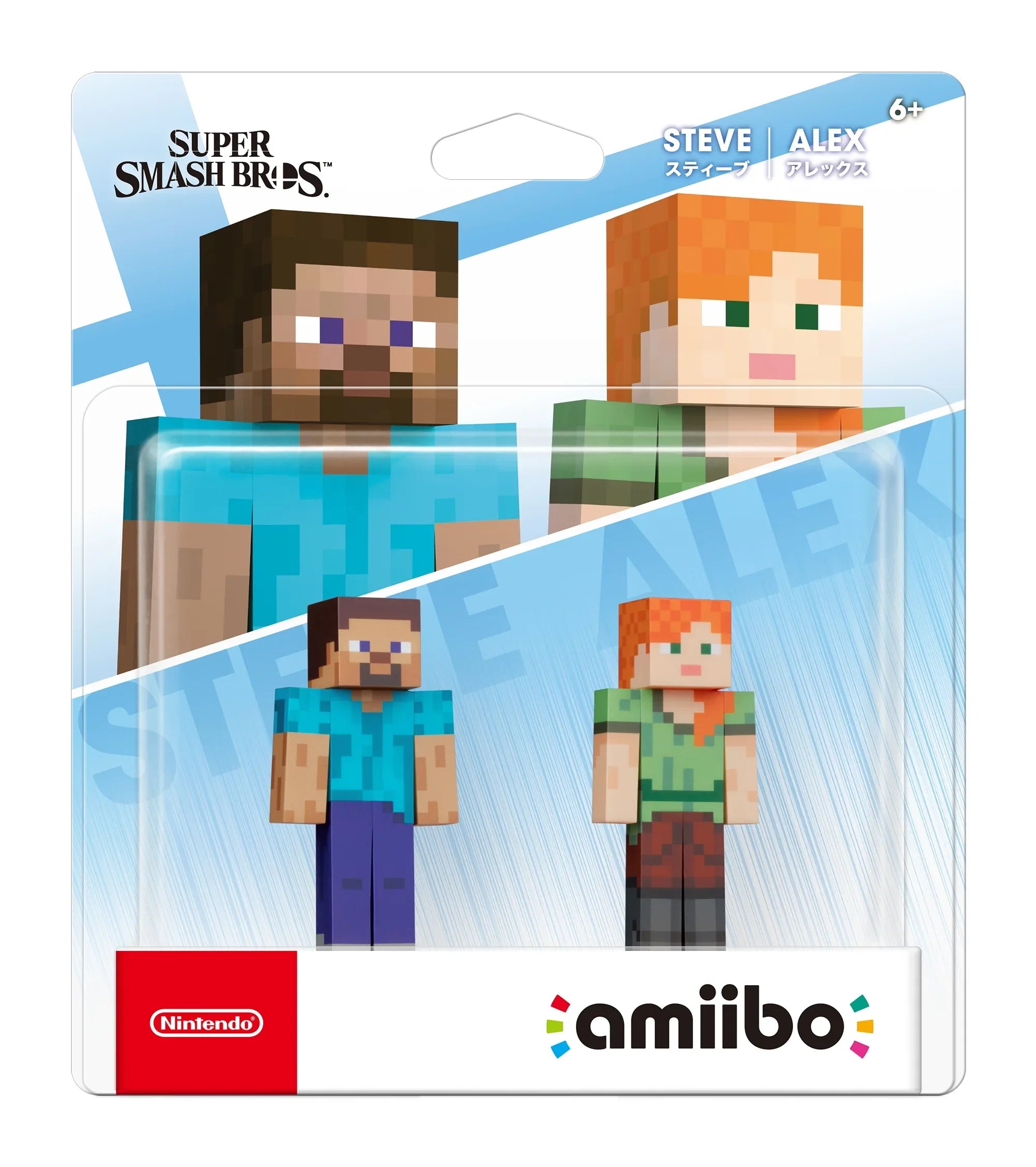 Super Smash Bros Ultimate + Steve/Alex amiibo Figures - Nintendo Switch