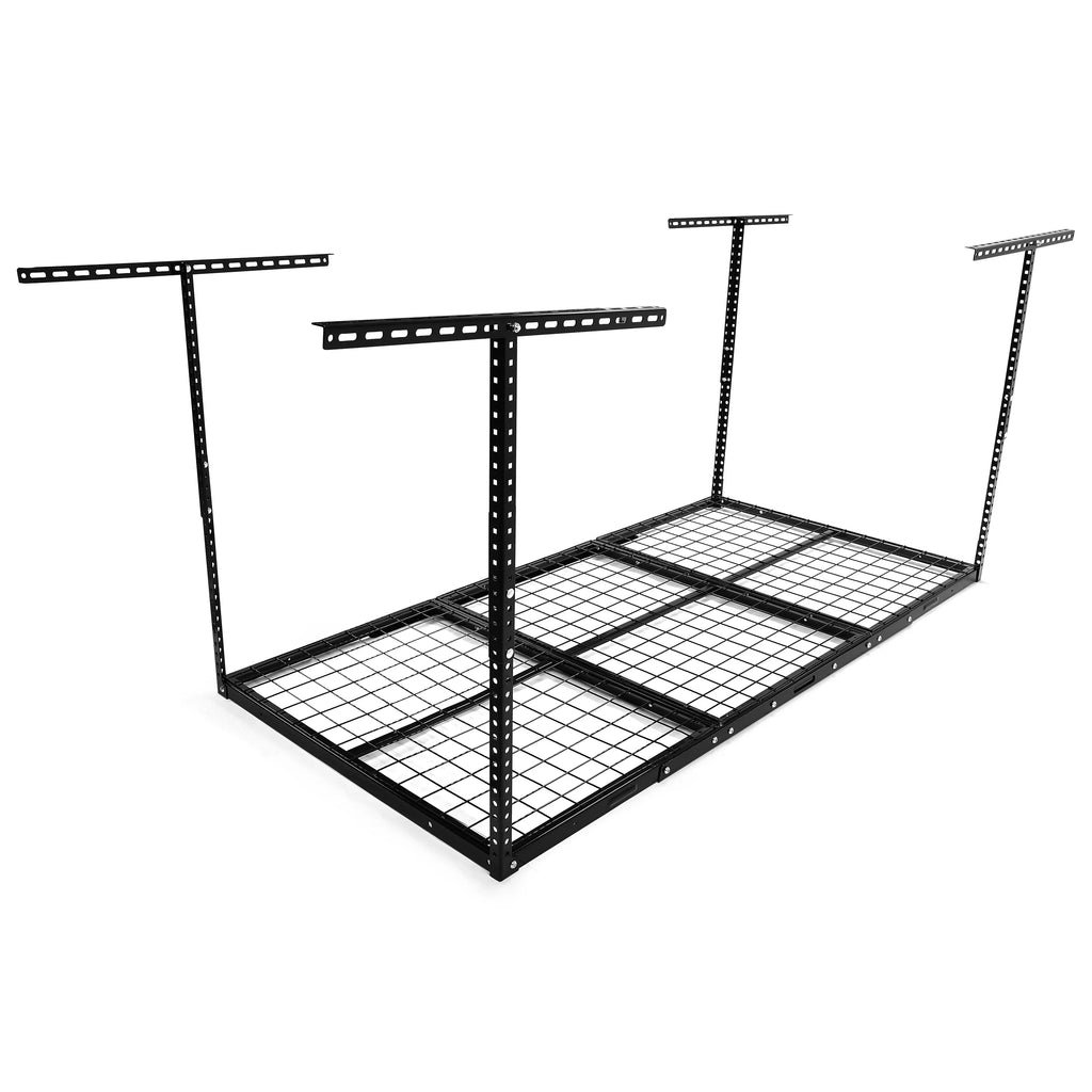 Kojem 72" x 36" Overhead Garage Storage Rack Adjustable Organization Heavy Duty Metal Garage Ceiling Storage Racks 22" - 40"