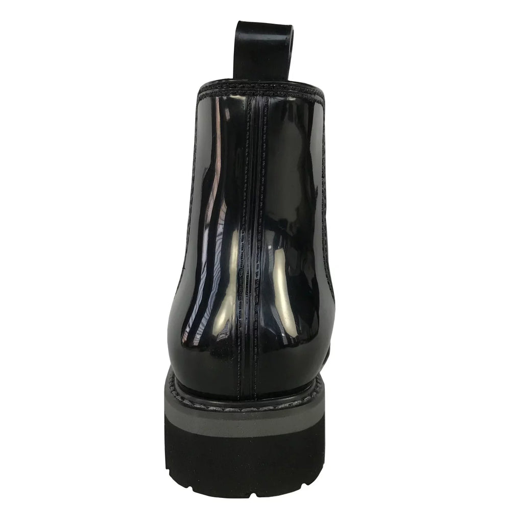 Cougar Women's Kensington Ankle-High Rubber Rain Boot - 9M - Black/Charcoal