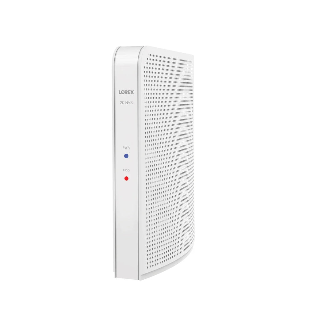 Lorex 2K 4.0-MP 8-Camera-Capable 32-GB NVR System with 4 Outdoor Wi-Fi Battery Security Cameras, White, L4248D-4AA4-E, L4248D-4AA4-E