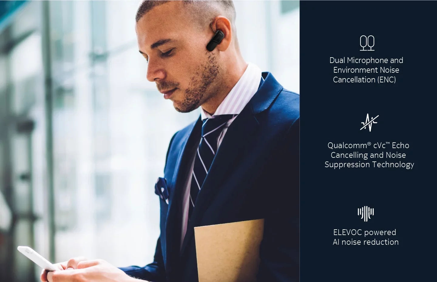 Nokia Wireless Bluetooth Clarity Solo Bud + Single Ear Headset. Answer calls, stream music hands free.