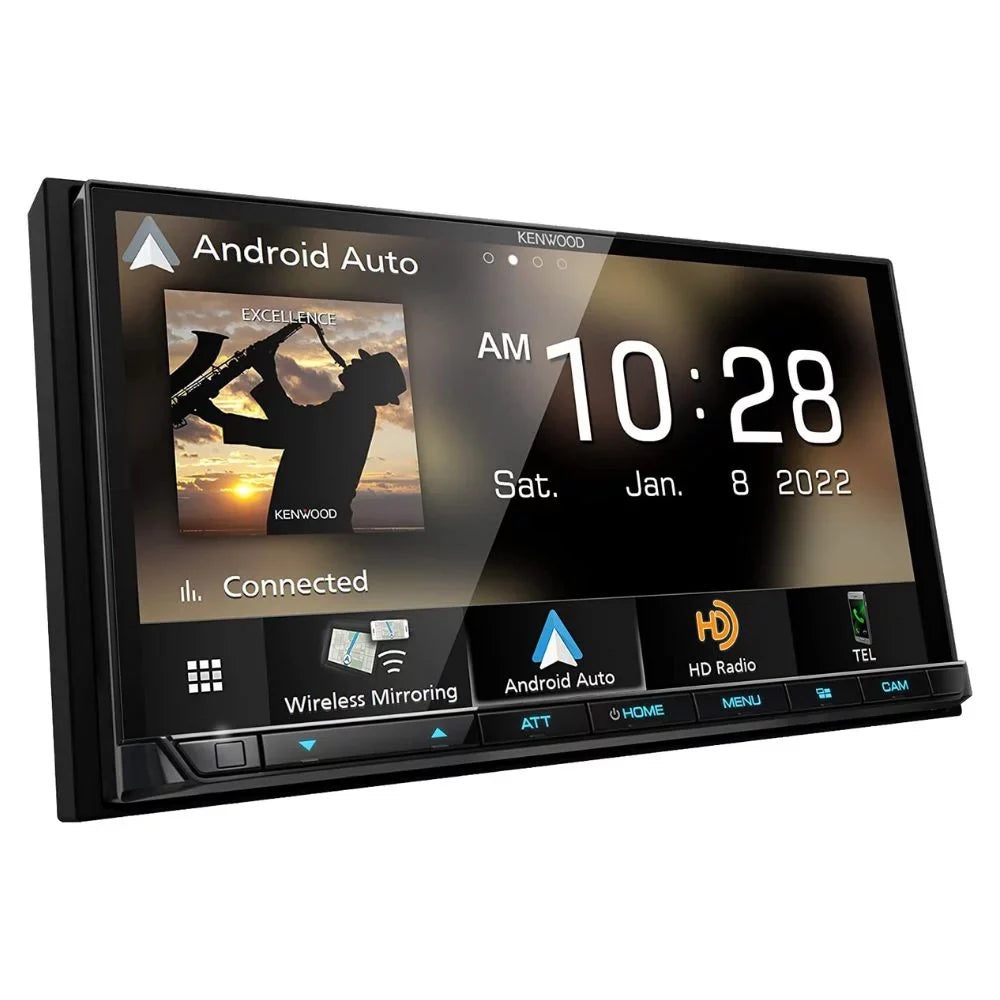 New Kenwood eXcelon DMX908S 6.95" Multimedia Receiver and DRV-N520 Dashboard Camera
