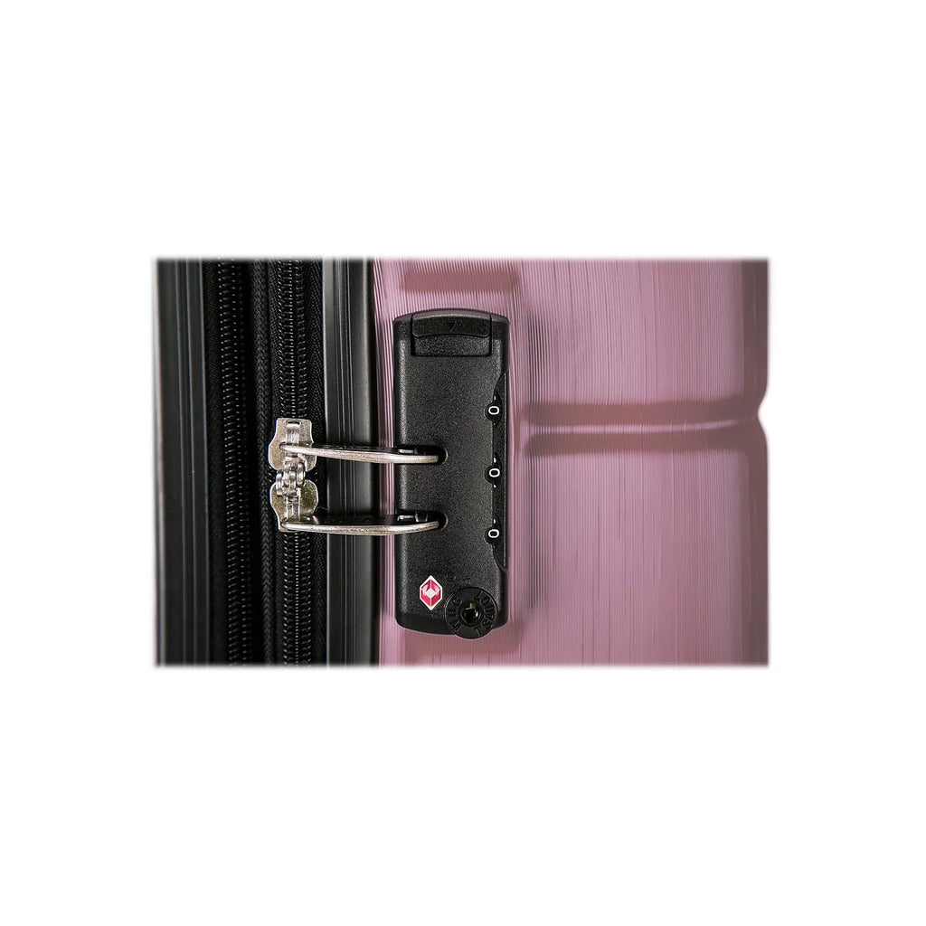 DUKAP RODEZ 3-Piece Plastic Luggage Set Rose Gold (DKRODSML-ROS)