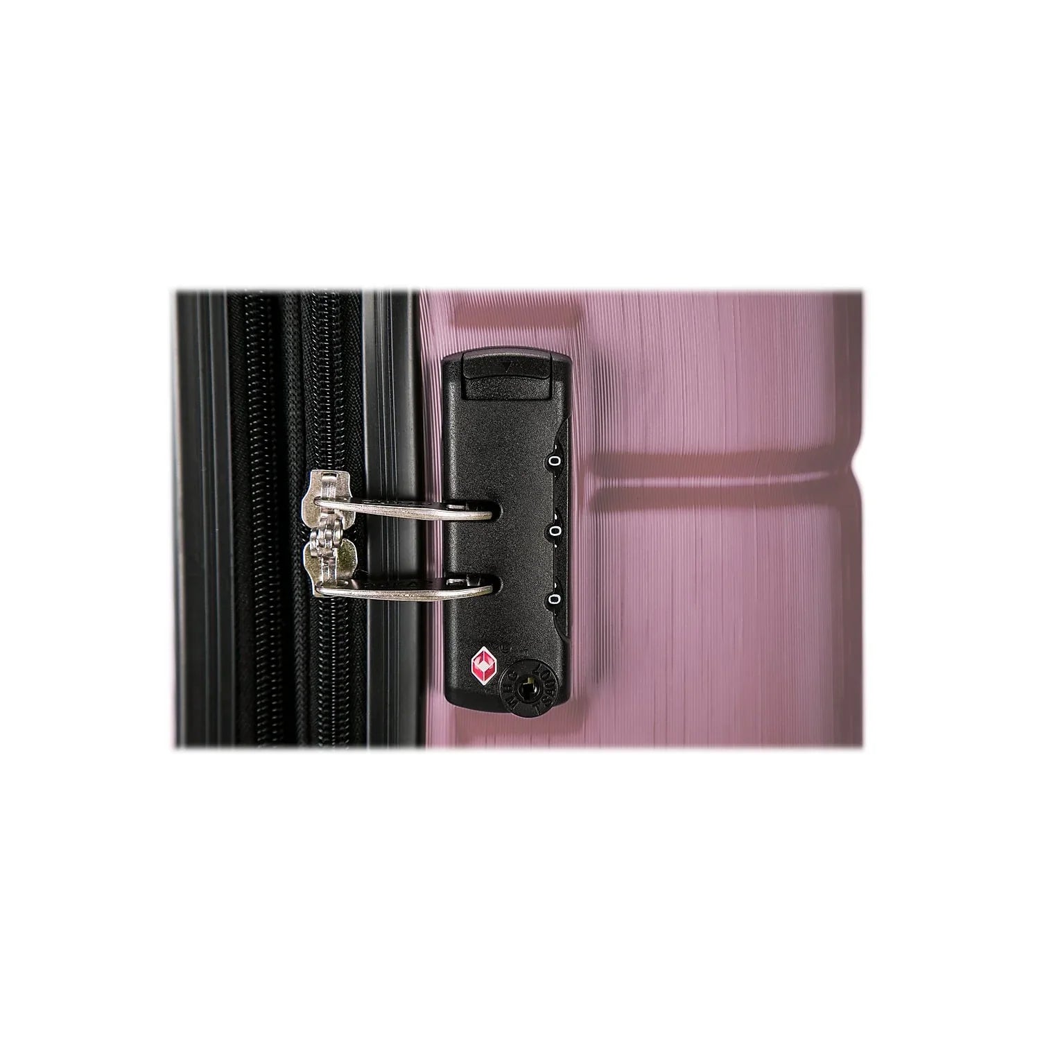 DUKAP RODEZ 3-Piece Plastic Luggage Set Rose Gold (DKRODSML-ROS)