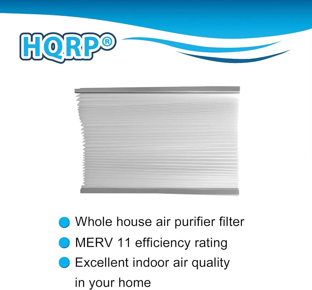 HQRP 2-Pack Whole House Air Purifier Filter compatible with Aprilaire Space Gard 2200 2250 Part #201, Replacement for Lennox PMAC-20C Part #X0445