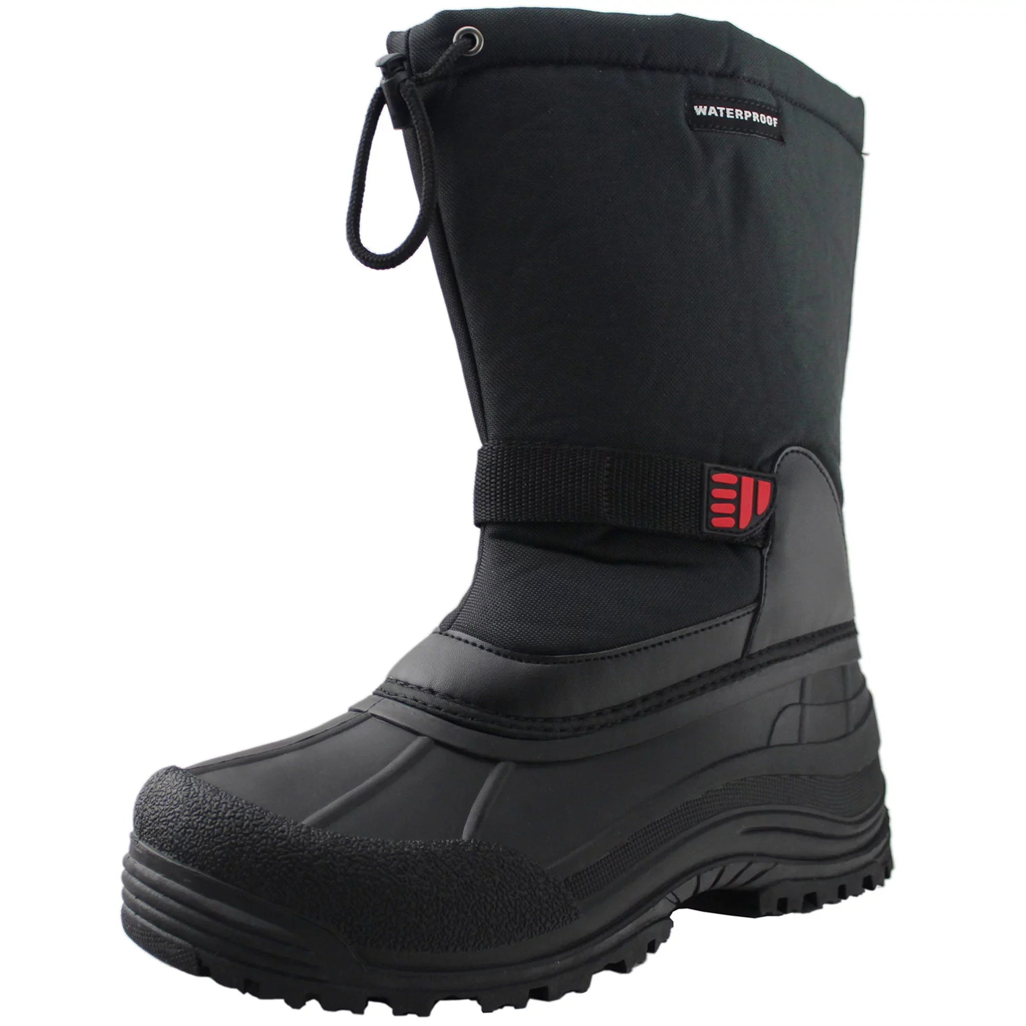 Tanleewa Men's Winter Boots Liquid Insulated Snow Boots Anti-Slip Shoe Size 11.5 Adult Male