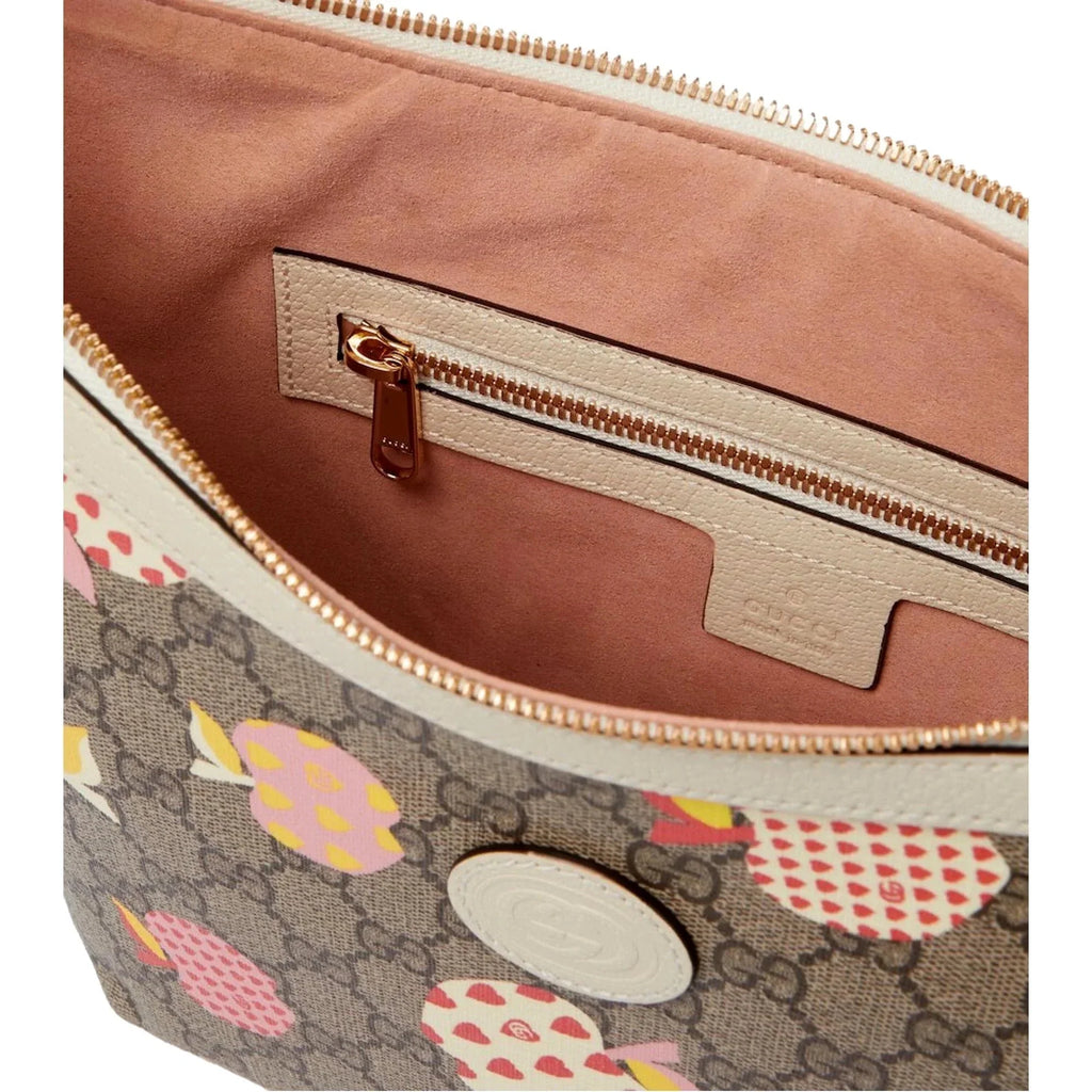 New Gucci Les Pommes GG Supreme Shoulder Bag 598125