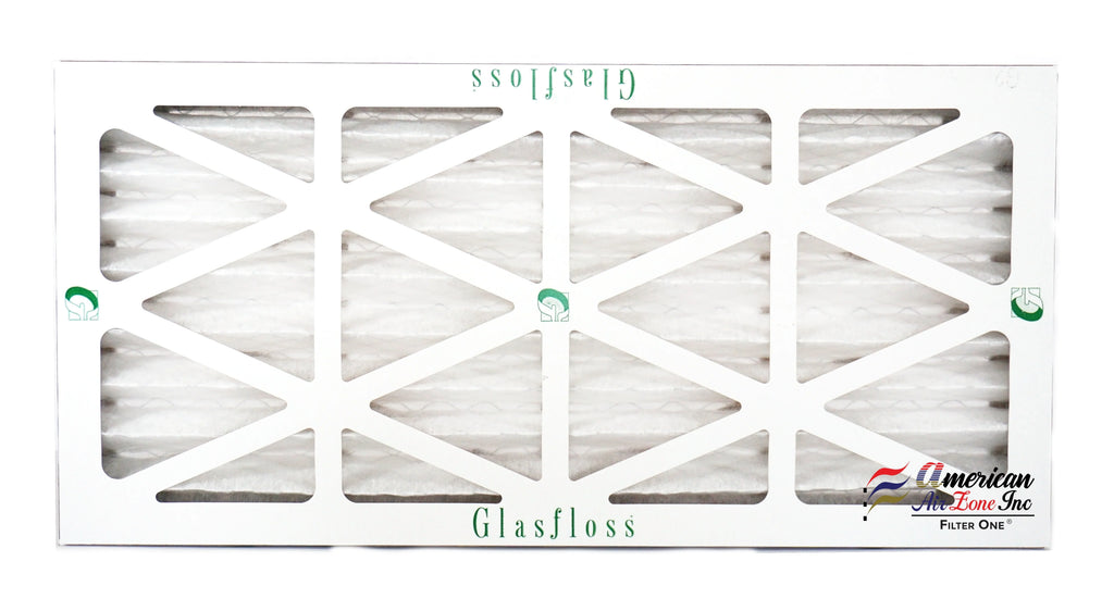 Glasfloss Air Filter 10x25x2 - 2" MERV 10 - (Pack of 12) - Pleated AC or HVAC Air Filter - Furnace Air Filter - Home or Office - Made In The USA.