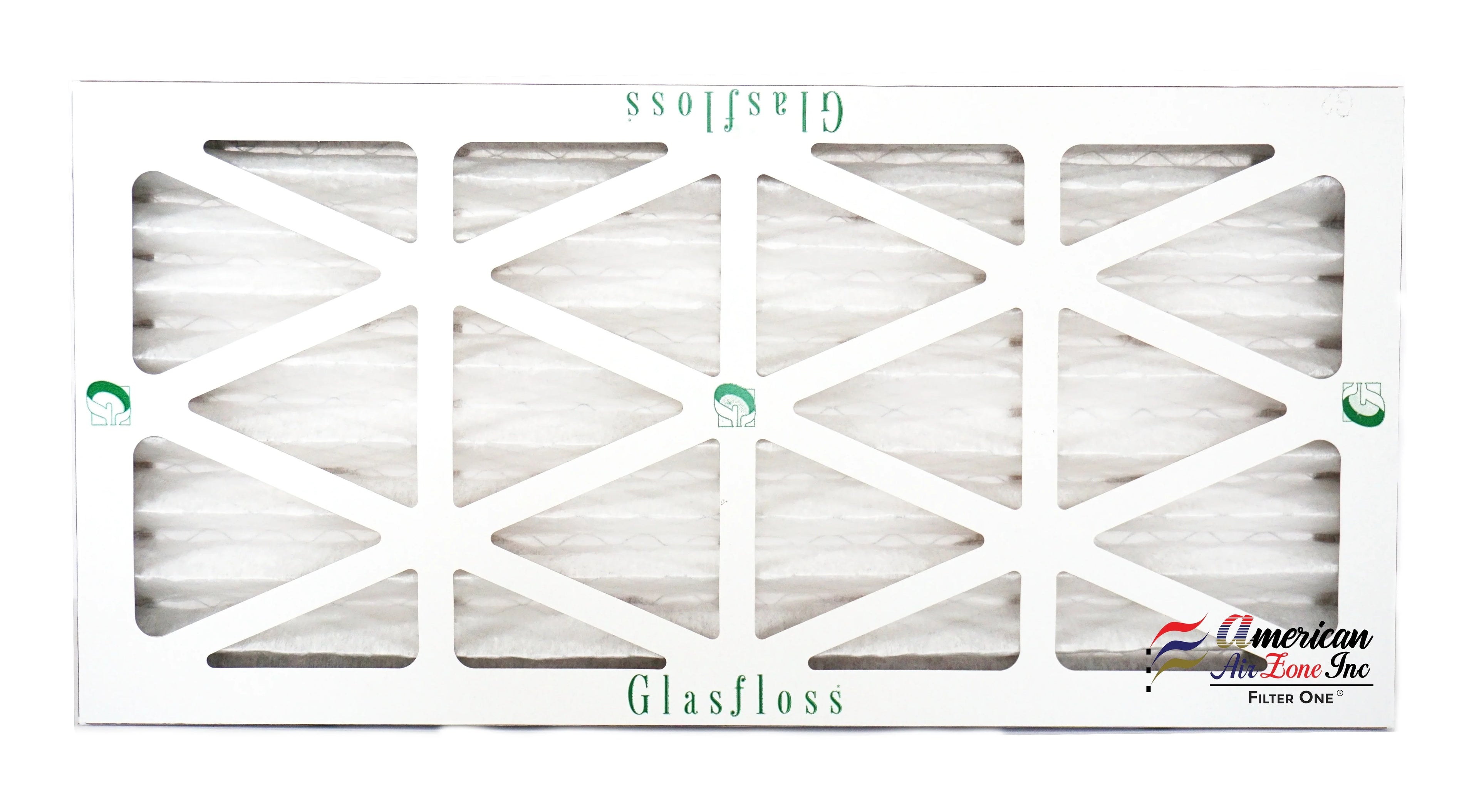 Glasfloss Air Filter 10x25x2 - 2" MERV 10 - (Pack of 12) - Pleated AC or HVAC Air Filter - Furnace Air Filter - Home or Office - Made In The USA.