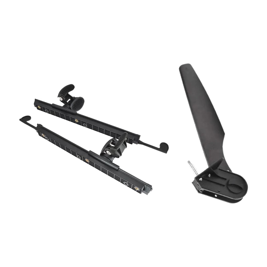 kesoto Kayak Rudder Kayak Foot Pegs Boat Tail Liquid Rudder with Foot Brace Pedals for Fishing Boat Canoeing Marine Accessories